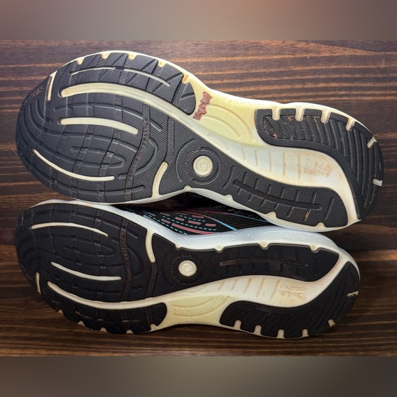 Brooks Glycerin 20 Men’s Size 11.5 Shoes Black Blue Athletic Sneakers - Picture 6 of 7